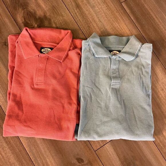 Lot of 2 Tommy Bahama Casual Polos Men Small Bin G-4 - Picture 1 of 4